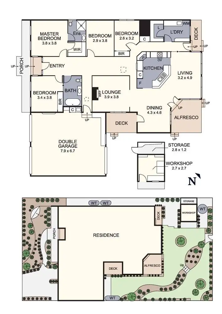 Floorplan of Homely house listing, 17 Balmoral Court, Frankston South VIC 3199
