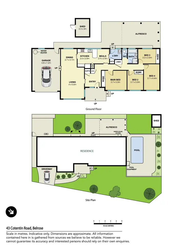 Floorplan of Homely house listing, 43 Cotentin Road, Belrose NSW 2085