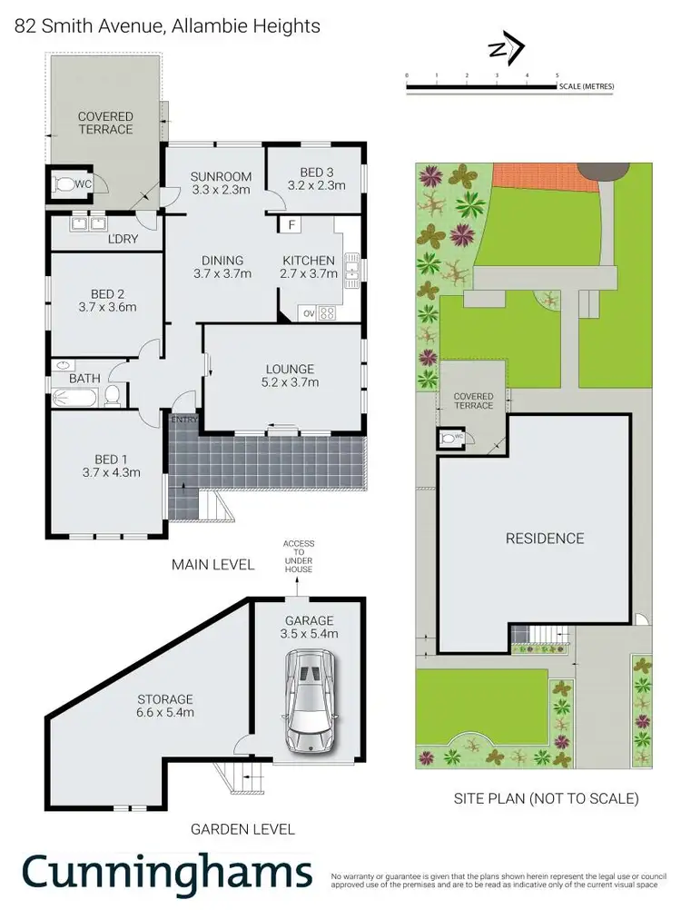 Floorplan of Homely house listing, 82 Smith Avenue, Allambie Heights NSW 2100