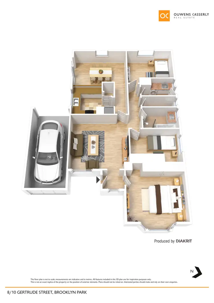 Floorplan of Homely house listing, 8/10 Gertrude Street, Brooklyn Park SA 5032