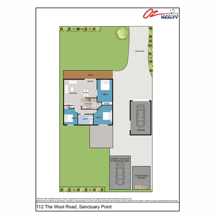 Floorplan of Homely house listing, 112 The Wool Road, Sanctuary Point NSW 2540