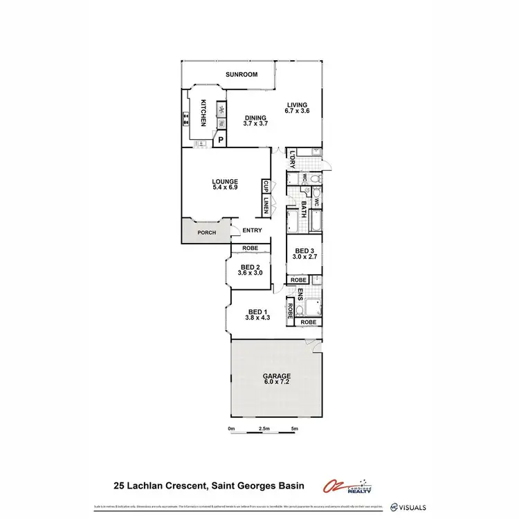 Floorplan of Homely house listing, 25 Lachlan Crescent, St Georges Basin NSW 2540