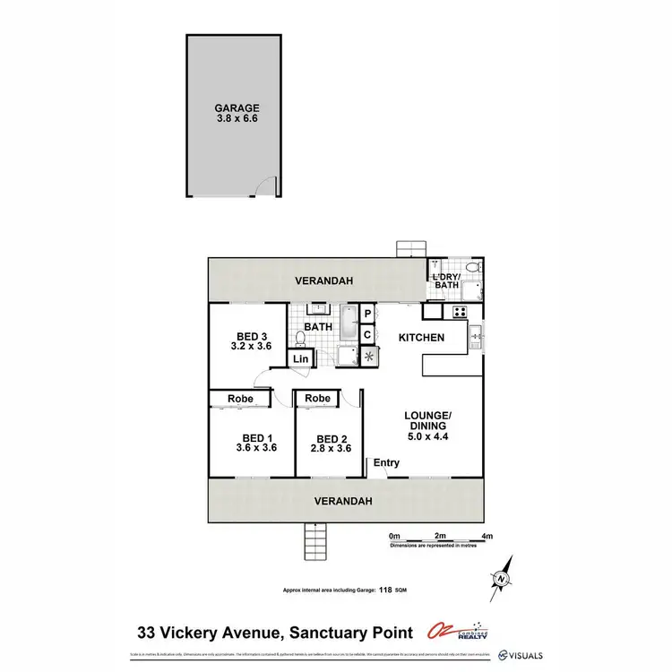 Floorplan of Homely house listing, 33 Vickery Avenue, Sanctuary Point NSW 2540