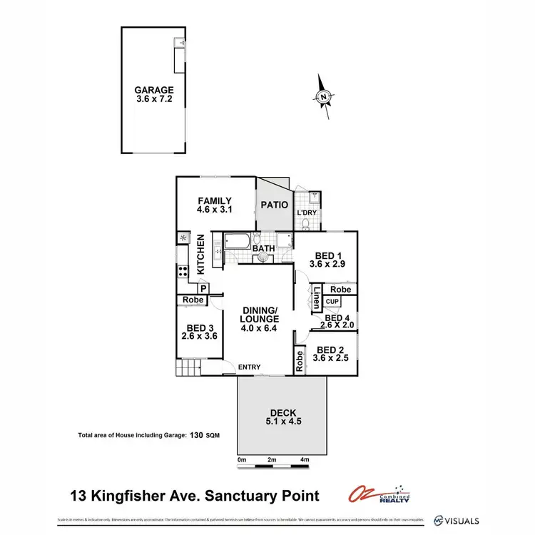 Floorplan of Homely house listing, 13 Kingfisher Avenue, Sanctuary Point NSW 2540