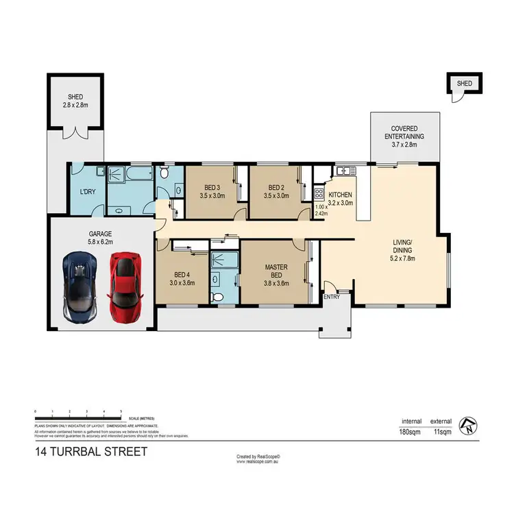Floorplan of Homely house listing, 14 Turrbal Street, Bellbowrie QLD 4070