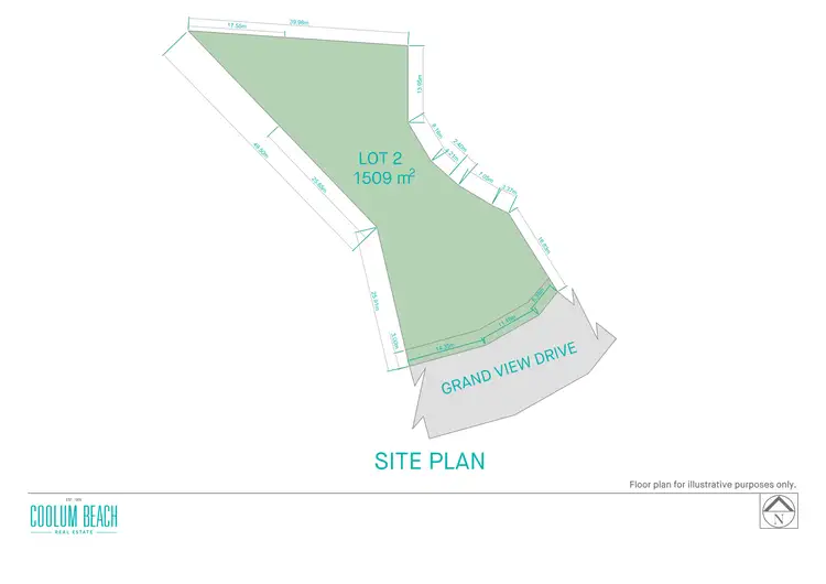 Floorplan of Homely land listing, 122 Grandview Drive, Coolum Beach QLD 4573