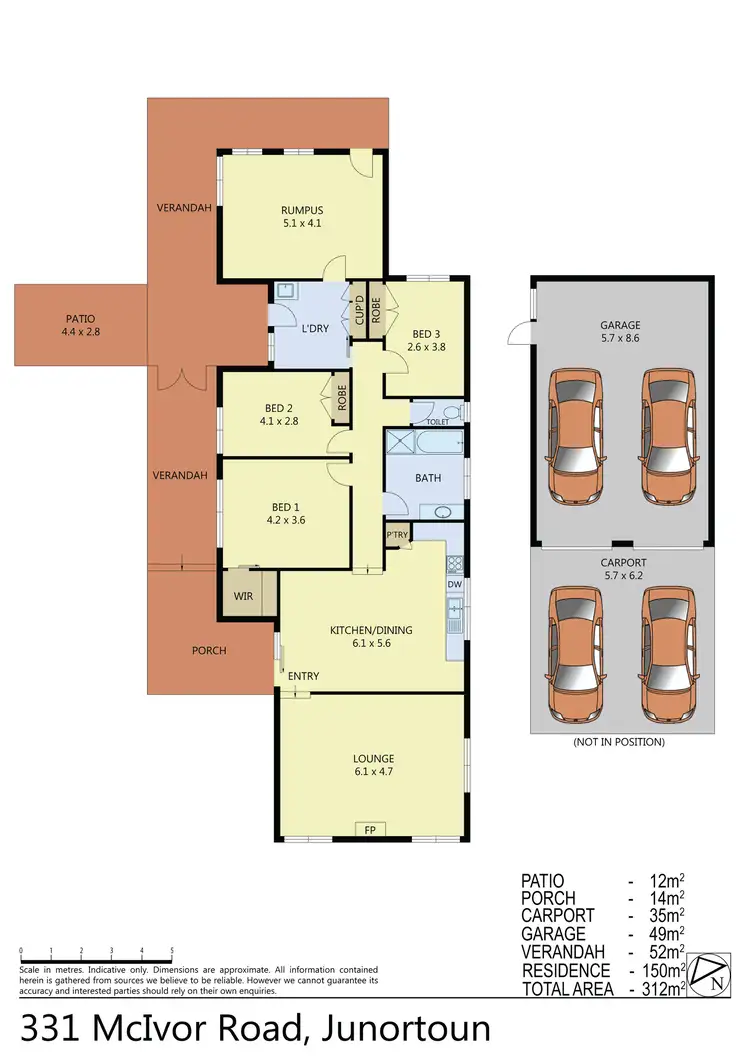 Floorplan of Homely house listing, 331 McIvor Highway, Junortoun VIC 3551