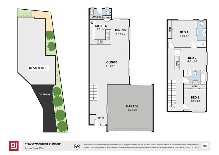 Floorplan of Homely house listing, 2/16 Seymour Drive, Flinders NSW 2529