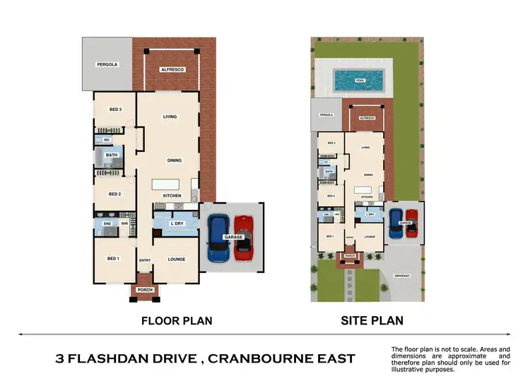 Floorplan of Homely house listing, 3 Flash Dan Drive, Cranbourne East VIC 3977