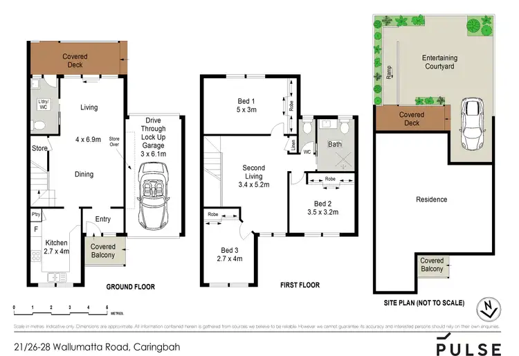 Floorplan of Homely townhouse listing, 21/26-28 Wallumatta Road, Caringbah NSW 2229
