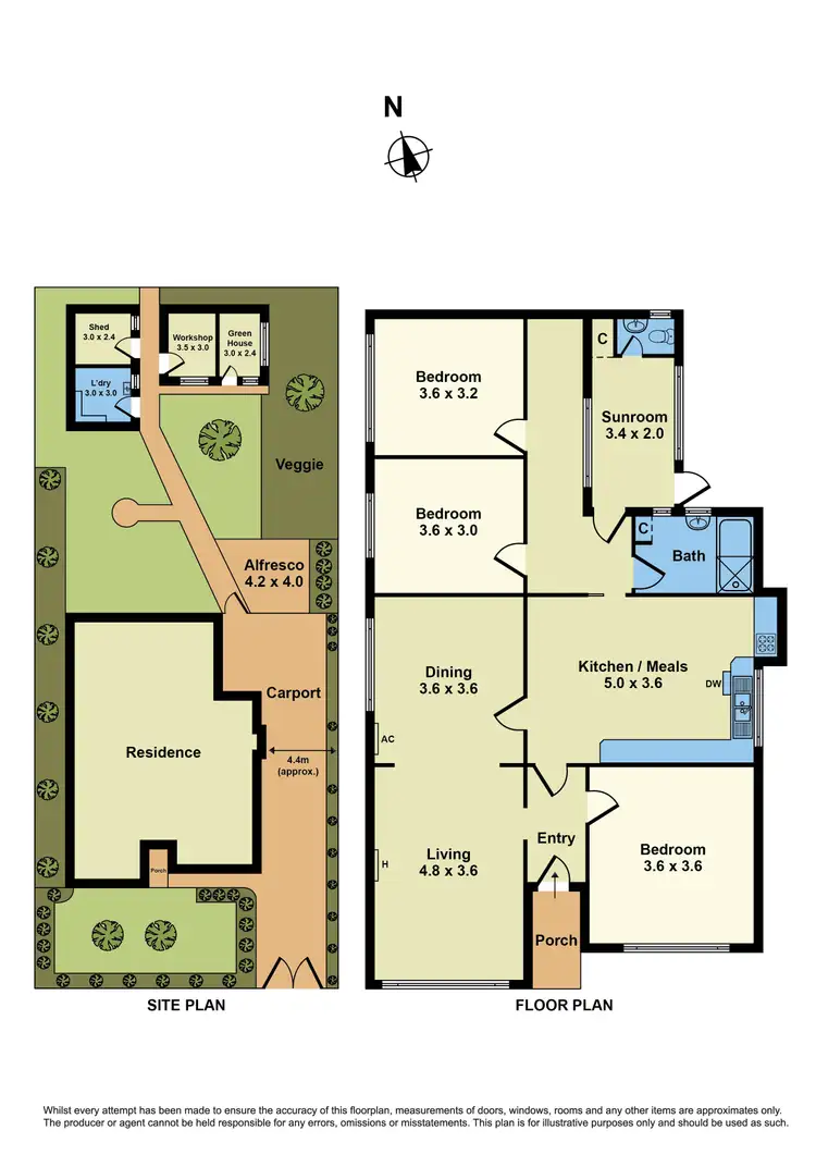 Floorplan of Homely house listing, 6 Maxweld Street, Ardeer VIC 3022