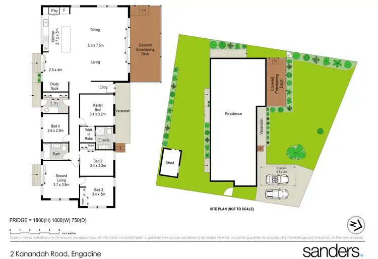 Floorplan of Homely house listing, 2 Kanandah Road, Engadine NSW 2233