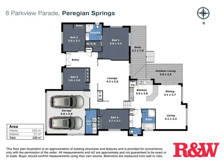 Floorplan of Homely house listing, 8 Parkview Parade, Peregian Springs QLD 4573
