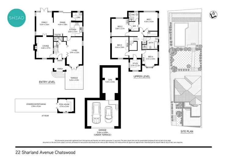 Floorplan of Homely house listing, 22 Sharland Avenue, Chatswood NSW 2067