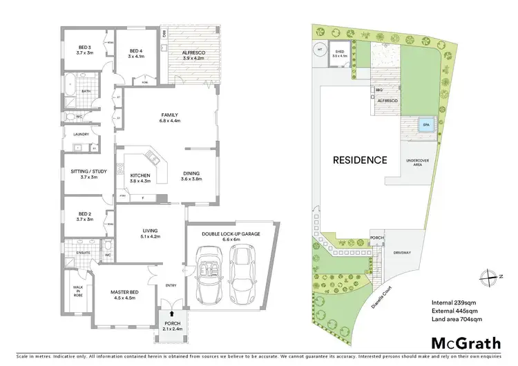Floorplan of Homely house listing, 2 Dianella Court, Diamond Creek VIC 3089