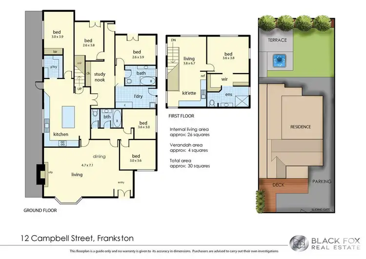 Floorplan of Homely house listing, 12 Campbell Street, Frankston VIC 3199
