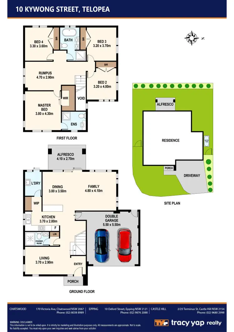 Floorplan of Homely house listing, 10 Kywong Street, Telopea NSW 2117