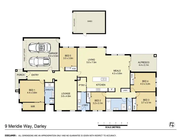 Floorplan of Homely house listing, 9 Meridie Way, Darley VIC 3340