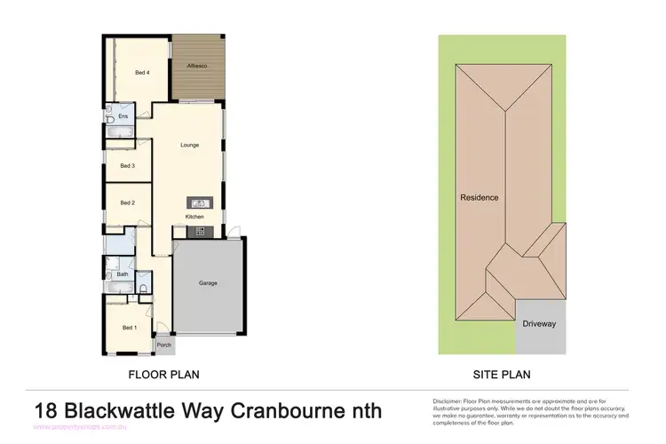 Floorplan of Homely house listing, 18 Black Wattle Way, Cranbourne North VIC 3977