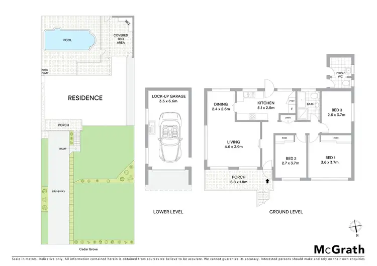 Floorplan of Homely house listing, 13 Cedar Grove, Keiraville NSW 2500