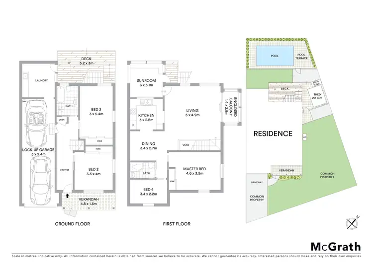 Floorplan of Homely townhouse listing, 8/17 Old Taren Point Road, Taren Point NSW 2229