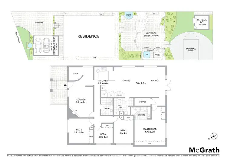 Floorplan of Homely house listing, 4 Clifford Road, Miranda NSW 2228