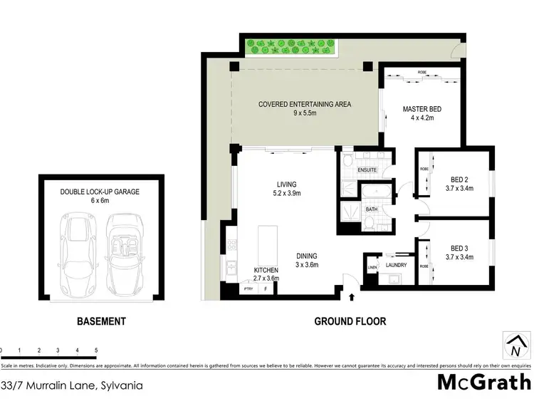 Floorplan of Homely apartment listing, 33/7 Murralin Lane, Sylvania NSW 2224