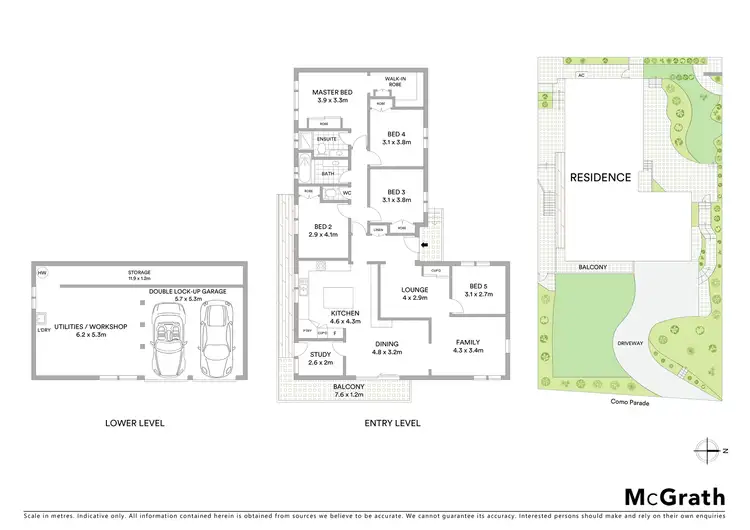 Floorplan of Homely house listing, 57 Como Parade, Como NSW 2226