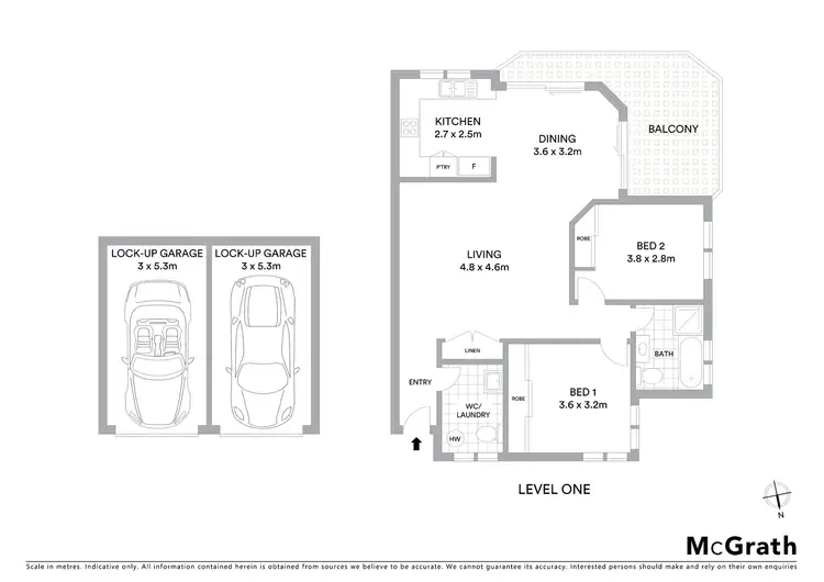 Floorplan of Homely apartment listing, 6/9 Cook Street, Sutherland NSW 2232