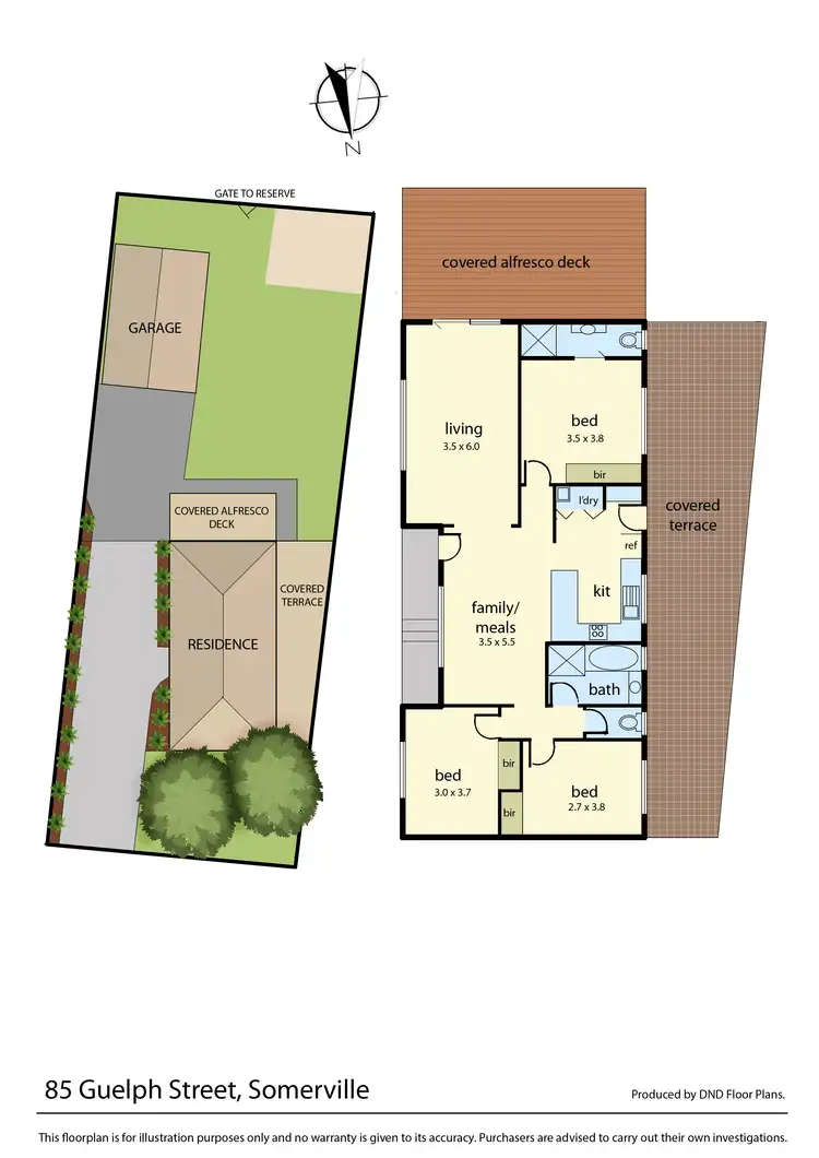 Floorplan of Homely house listing, 85 Guelph Street, Somerville VIC 3912