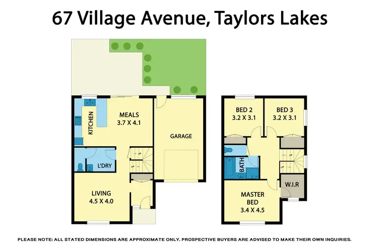 Floorplan of Homely townhouse listing, 67 Village Avenue, Taylors Lakes VIC 3038