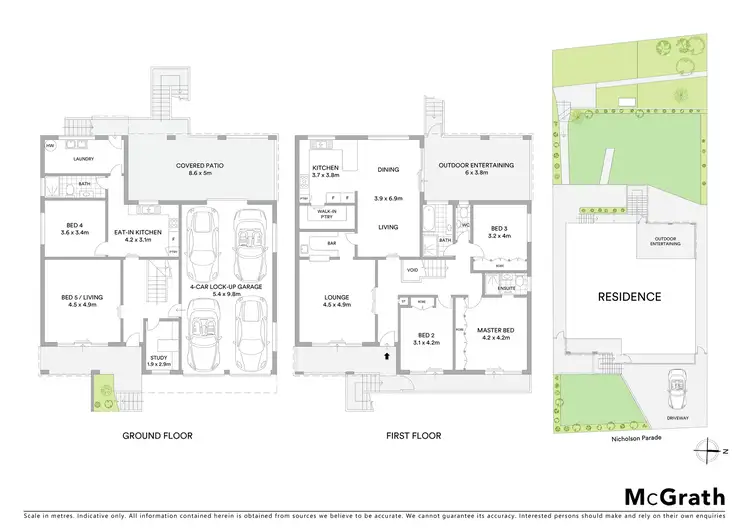 Floorplan of Homely house listing, 123 Nicholson Parade, Cronulla NSW 2230