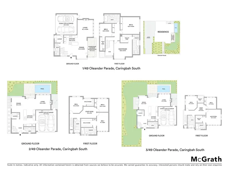 Floorplan of Homely townhouse listing, 2/49 Oleander Parade, Caringbah South NSW 2229