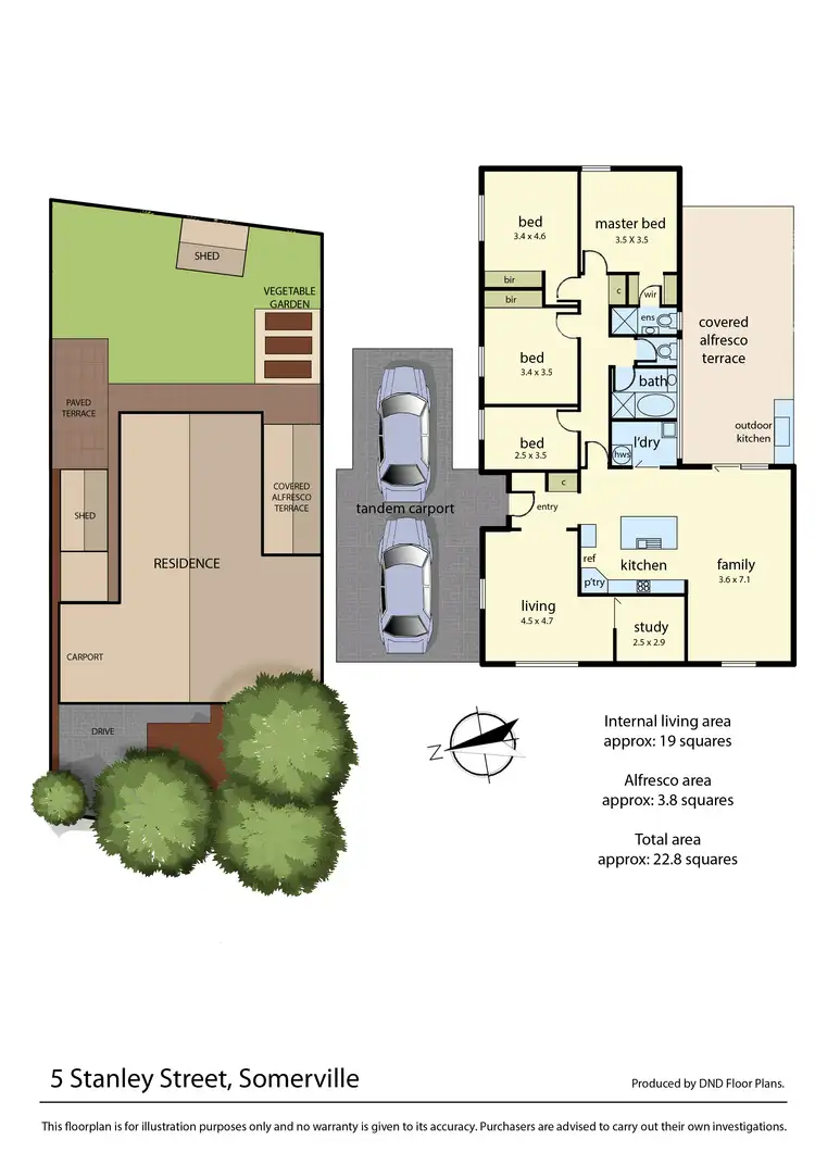 Floorplan of Homely house listing, 5 Stanley Street, Somerville VIC 3912