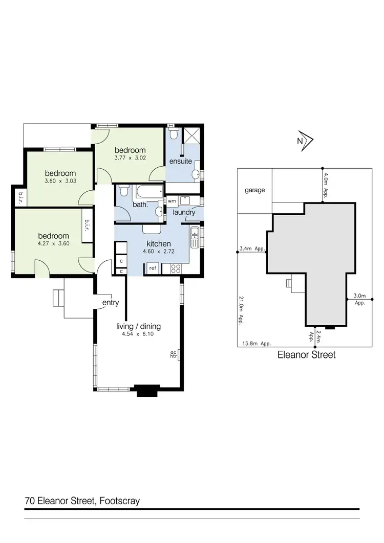 Floorplan of Homely house listing, 70 Eleanor Street, Footscray VIC 3011