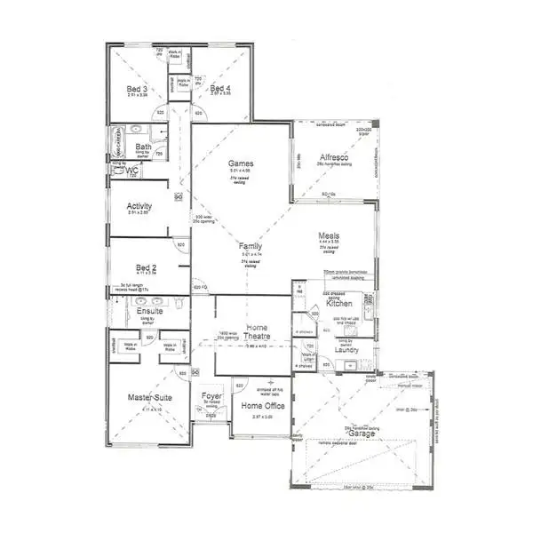 Floorplan of Homely house listing, 13 Dianella Road, Hammond Park WA 6164