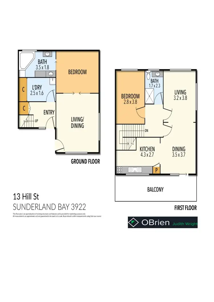 Floorplan of Homely house listing, 13 Hill Street, Sunderland Bay VIC 3922
