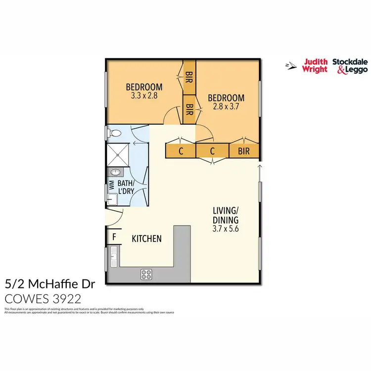 Floorplan of Homely apartment listing, 5/2 Mchaffie Drive, Cowes VIC 3922