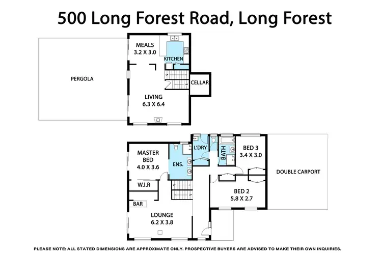 Floorplan of Homely house listing, 500 Long Forest Road, Long Forest VIC 3340