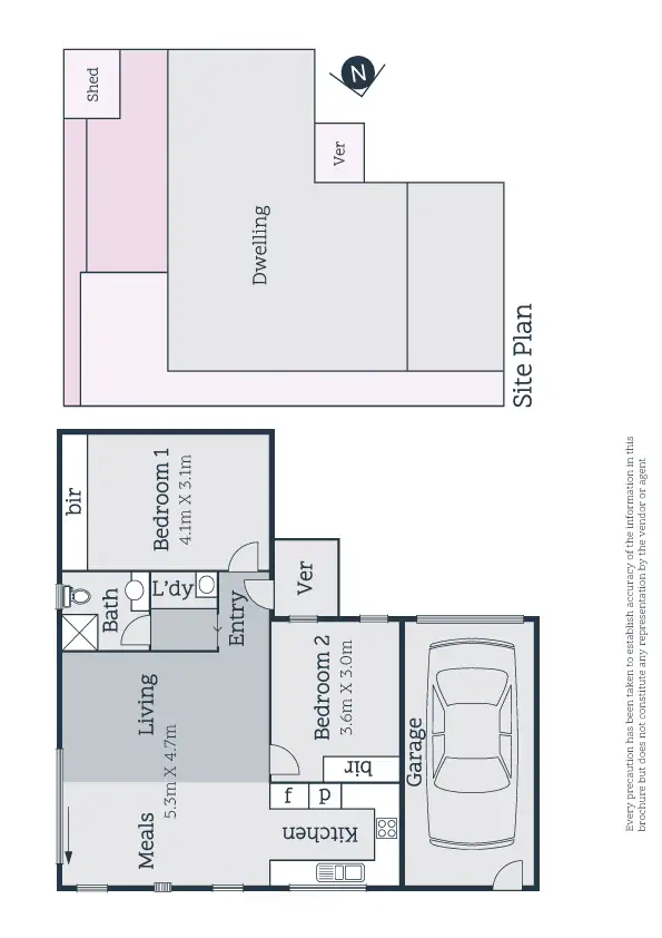 Floorplan of Homely unit listing, 2/74 Reid Street, South Morang VIC 3752