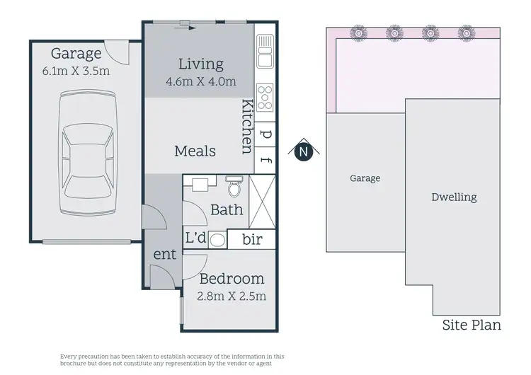 Floorplan of Homely unit listing, 2/55 Davisson Street, Epping VIC 3076