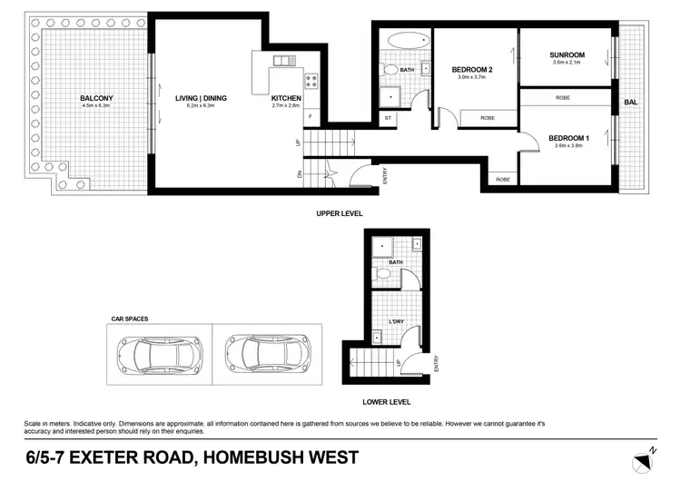 Floorplan of Homely apartment listing, 6/5-7 Exeter Road, Homebush West NSW 2140
