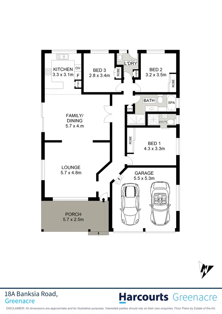 Floorplan of Homely house listing, 18A Banksia Road, Greenacre NSW 2190