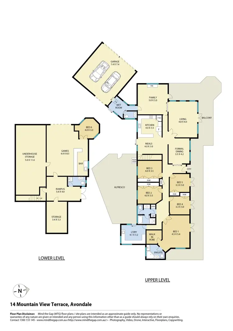 Floorplan of Homely house listing, 14 Mountain View Terrace, Avondale NSW 2530