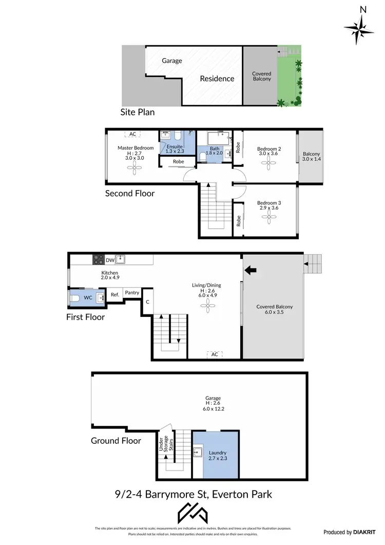 Floorplan of Homely townhouse listing, 9/65 Ashmore Street, Everton Park QLD 4053