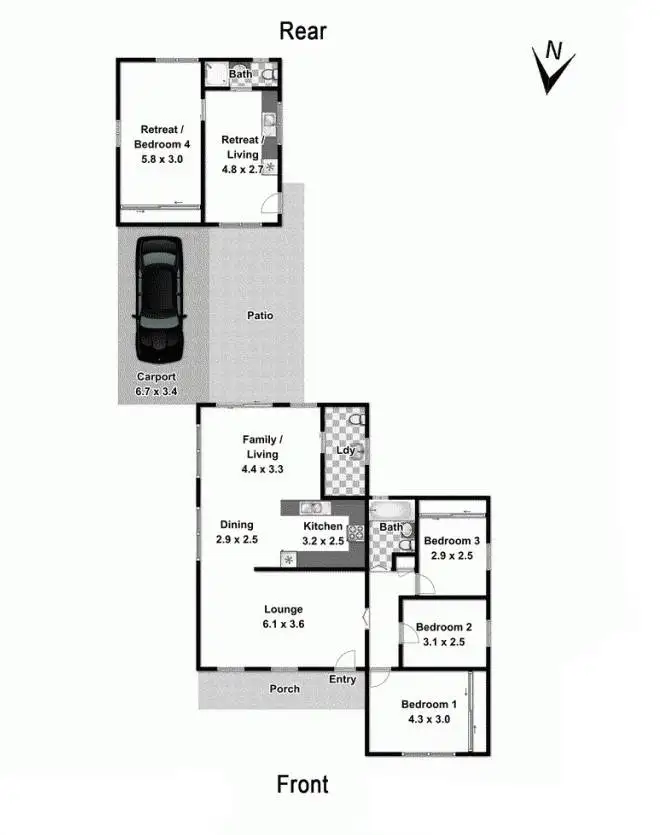 Floorplan of Homely house listing, 88 Lucena Crescent, Lethbridge Park NSW 2770