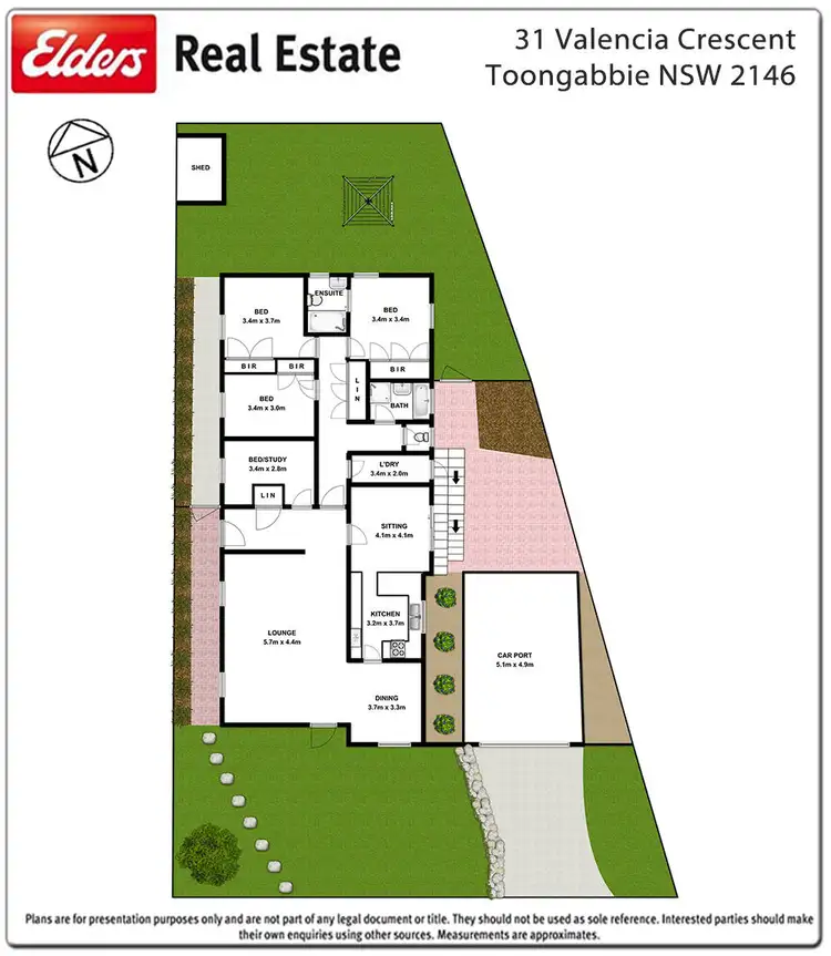 Floorplan of Homely house listing, 31 Valencia Crescent, Toongabbie NSW 2146