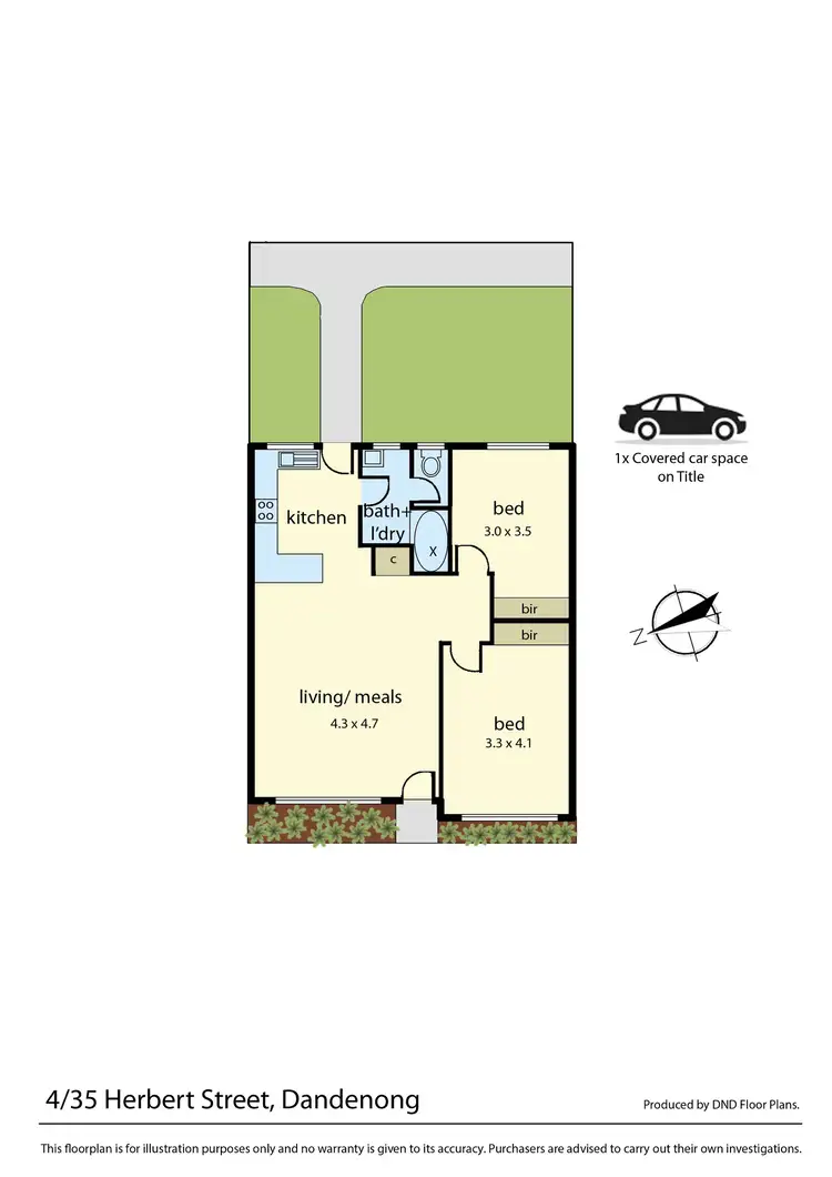 Floorplan of Homely unit listing, 4/35 Herbert Street, Dandenong VIC 3175