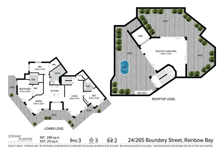 Floorplan of Homely apartment listing, 24/265 Boundary Street, Rainbow Bay QLD 4225