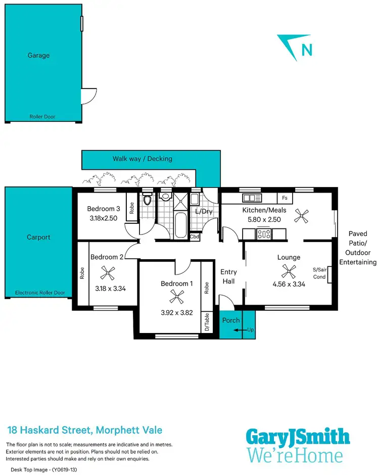 Floorplan of Homely house listing, 18 Haskard Road, Morphett Vale SA 5162